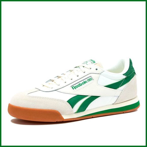 Leather Upper Suede Toe Soccer Inspired Fashion Sneakers